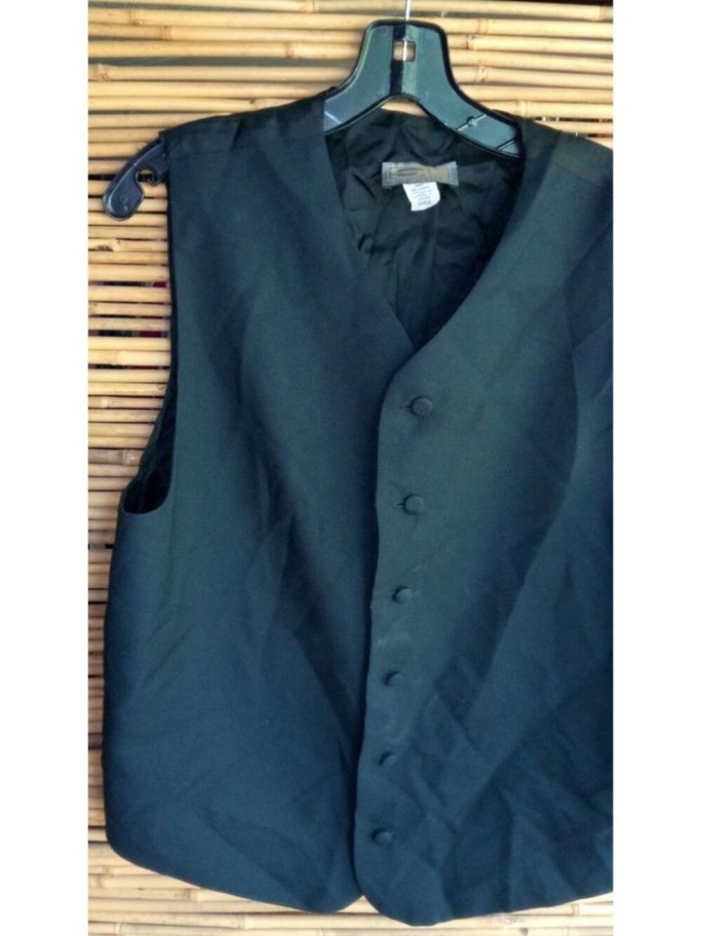 Men's Steven Land Black Vest L
